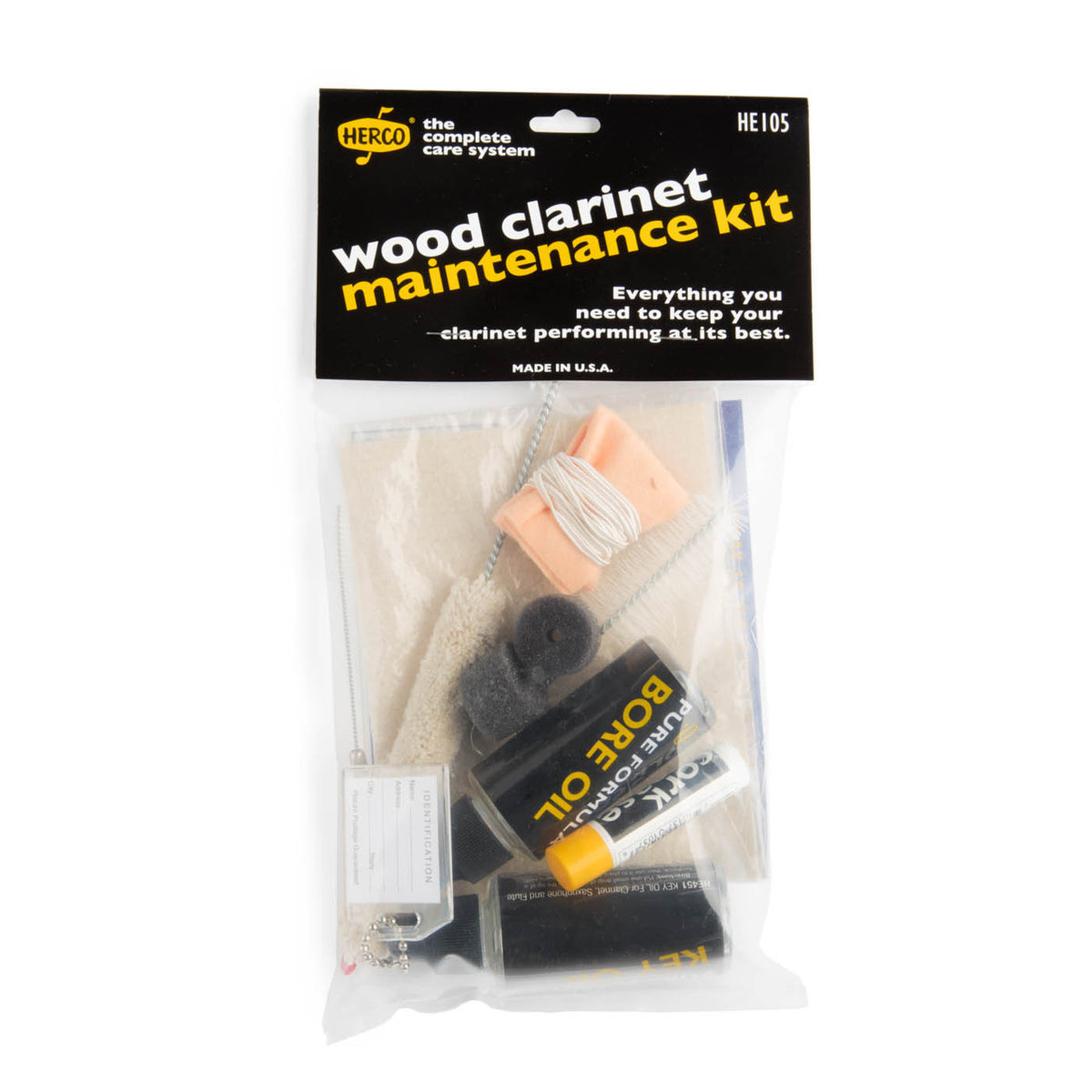 Herco Wood Clarinet Maintenance Kit
