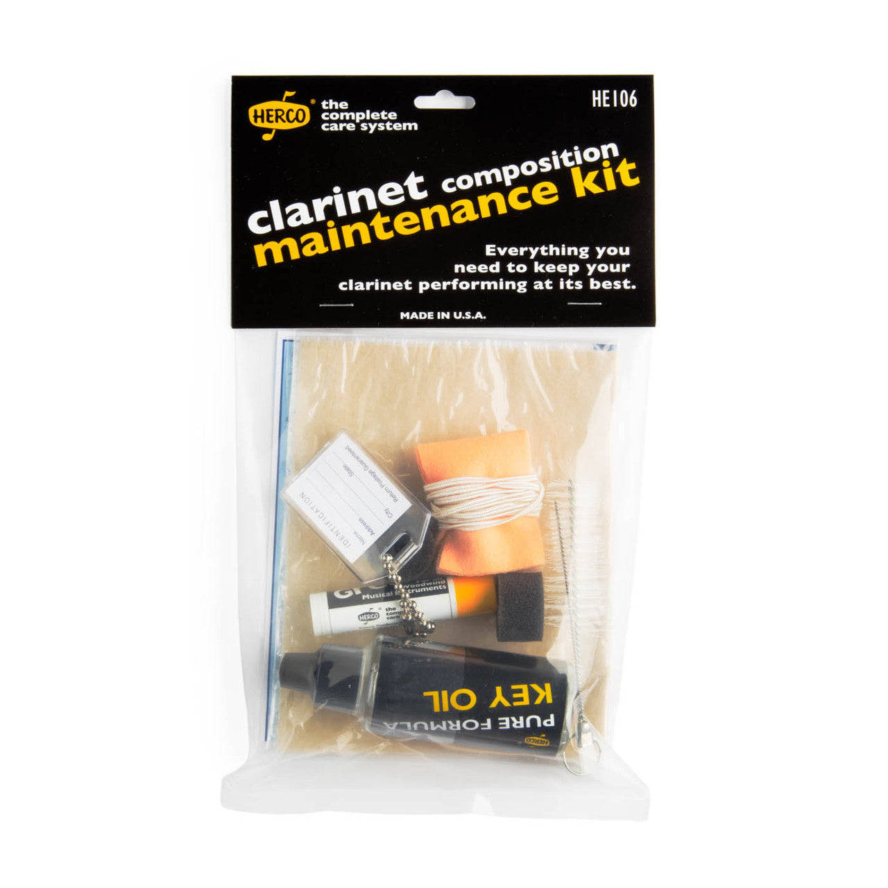 Herco Clarinet Composition Maintenance Kit