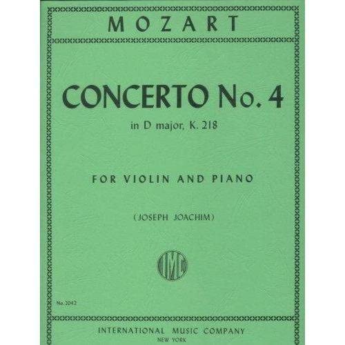 Mozart Violin Concerto No. 4 in D major, K. 218
