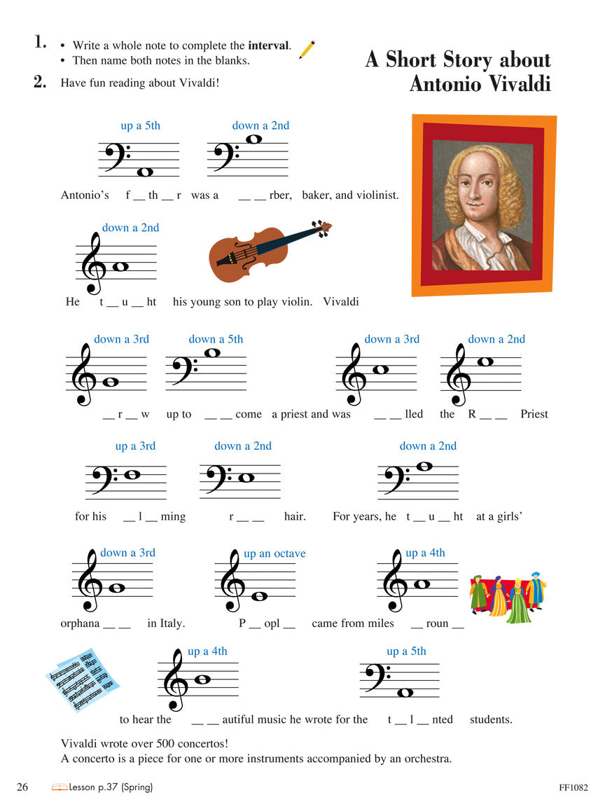 Faber Piano Adventures Theory Book 2A