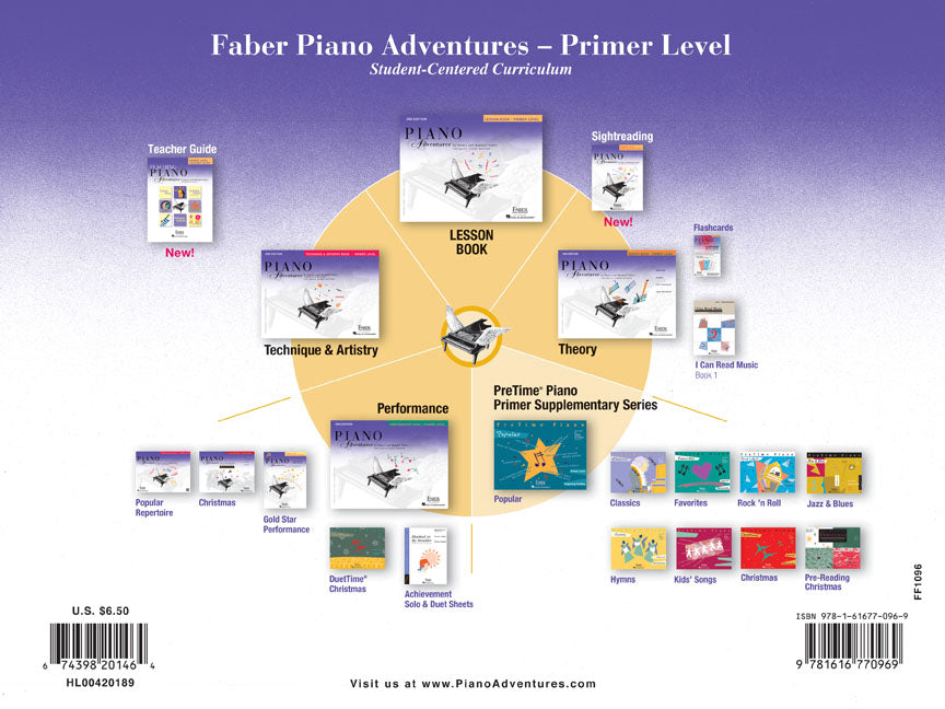 Faber Piano Adventures Technique & Artistry Book - Primer Level
