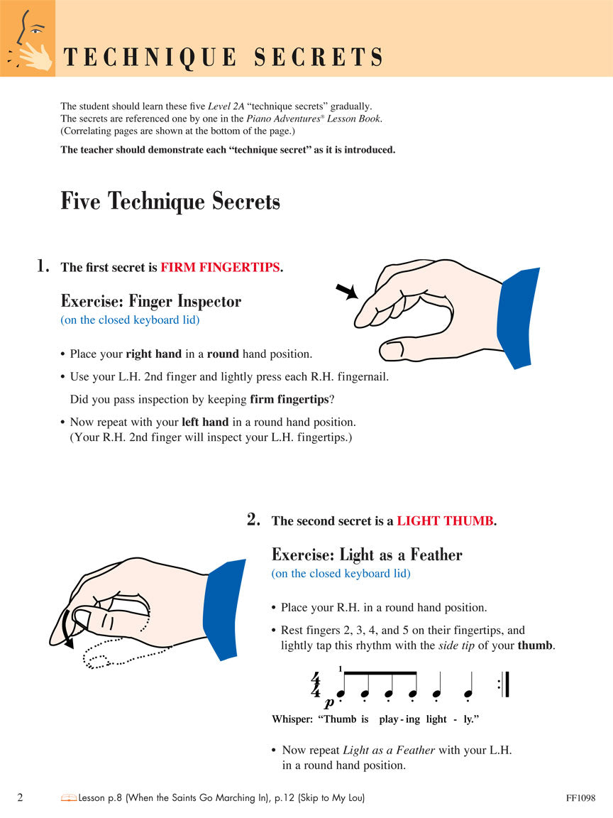 Faber Piano Adventures Technique & Artistry Book, Level 2A