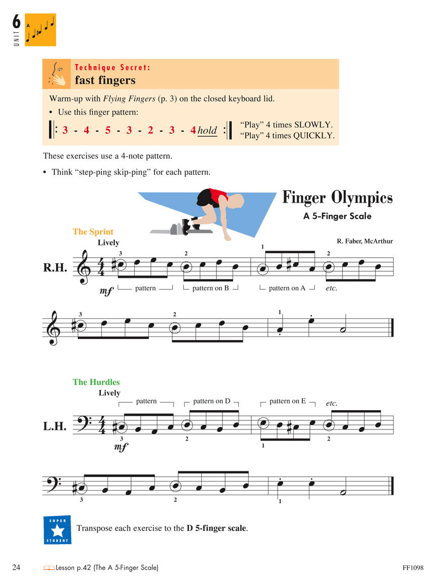 Faber Piano Adventures Technique & Artistry Book, Level 2A