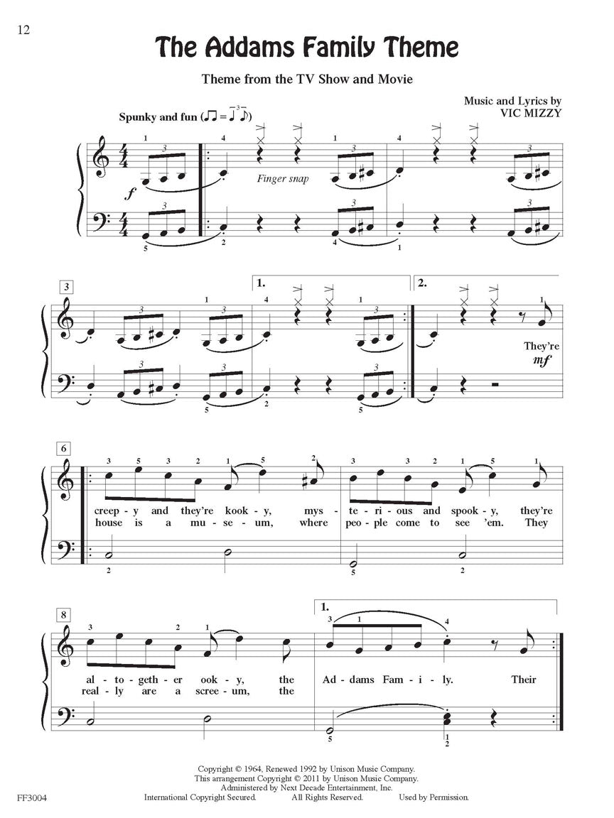 Kids' Songs - FunTime Piano