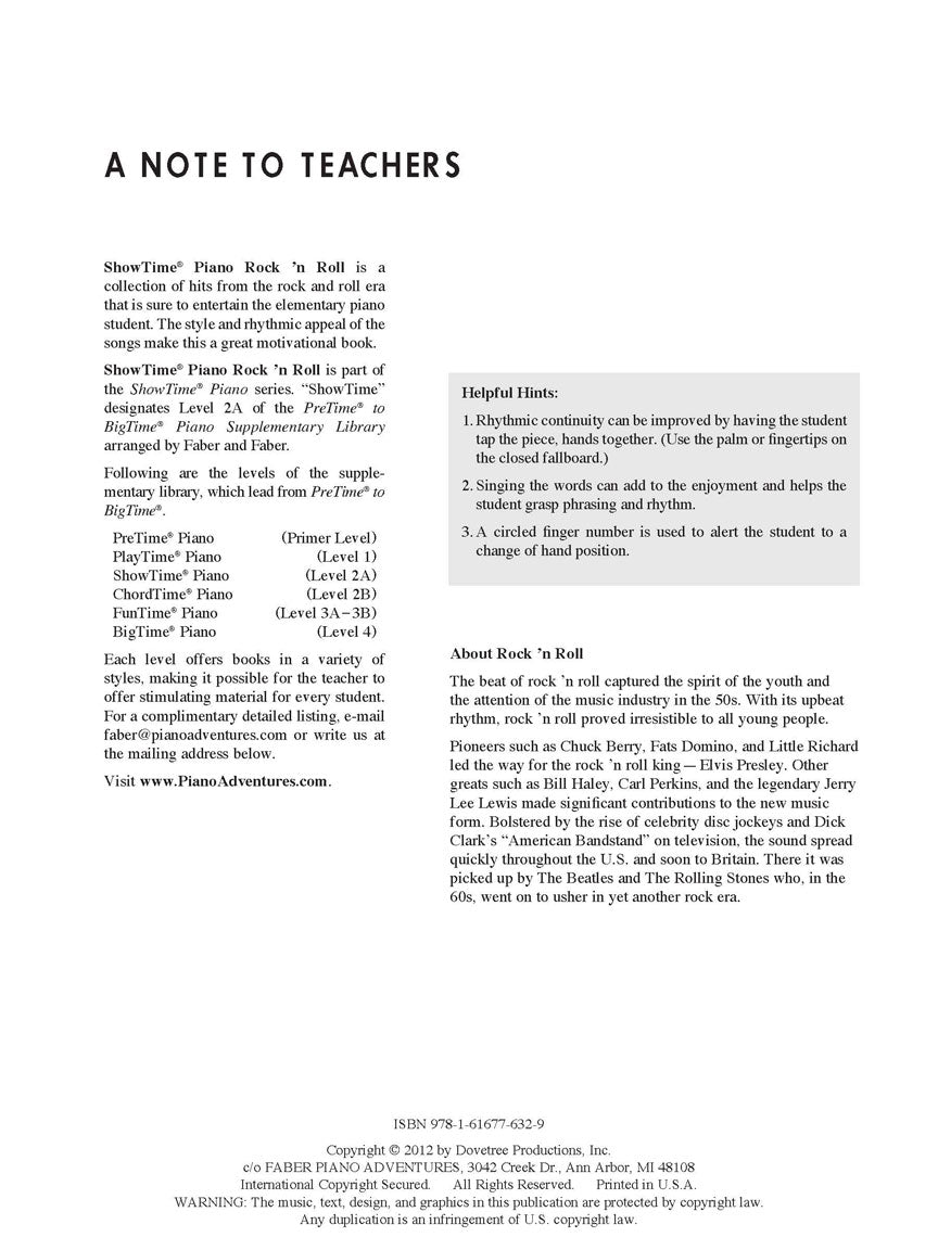 Faber Rock 'n Roll - ShowTime@ Classics