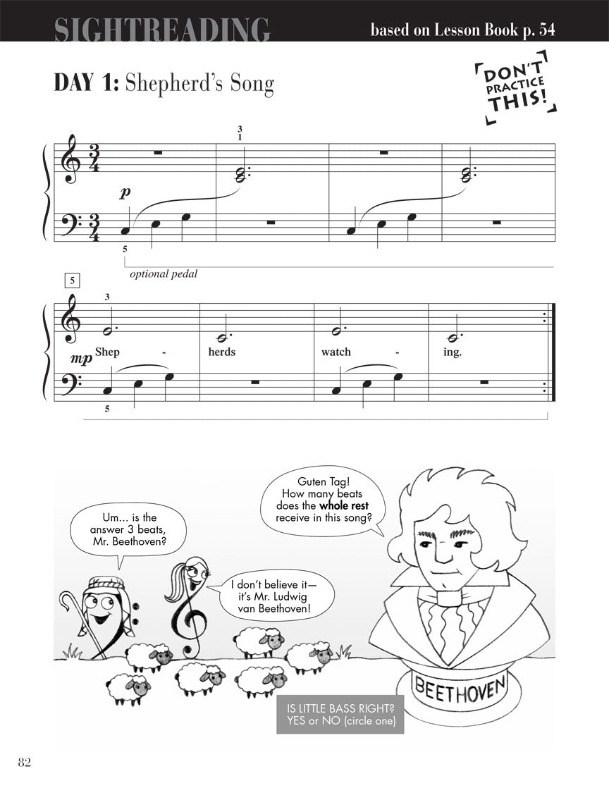 Faber Piano Adventures - Sightreading Book Level 1