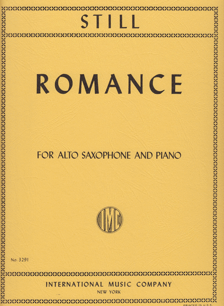 Still Romance for Alto Saxophone and Piano