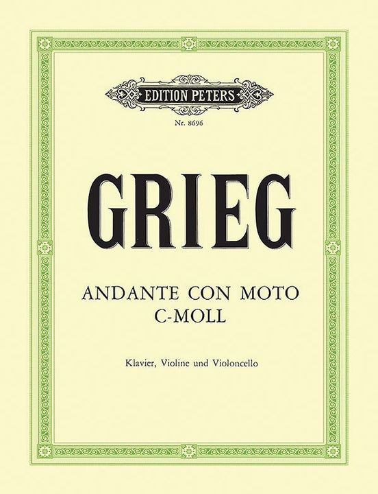Grieg: Andante con moto in C minor EG 116 for Piano, Violin and Cello