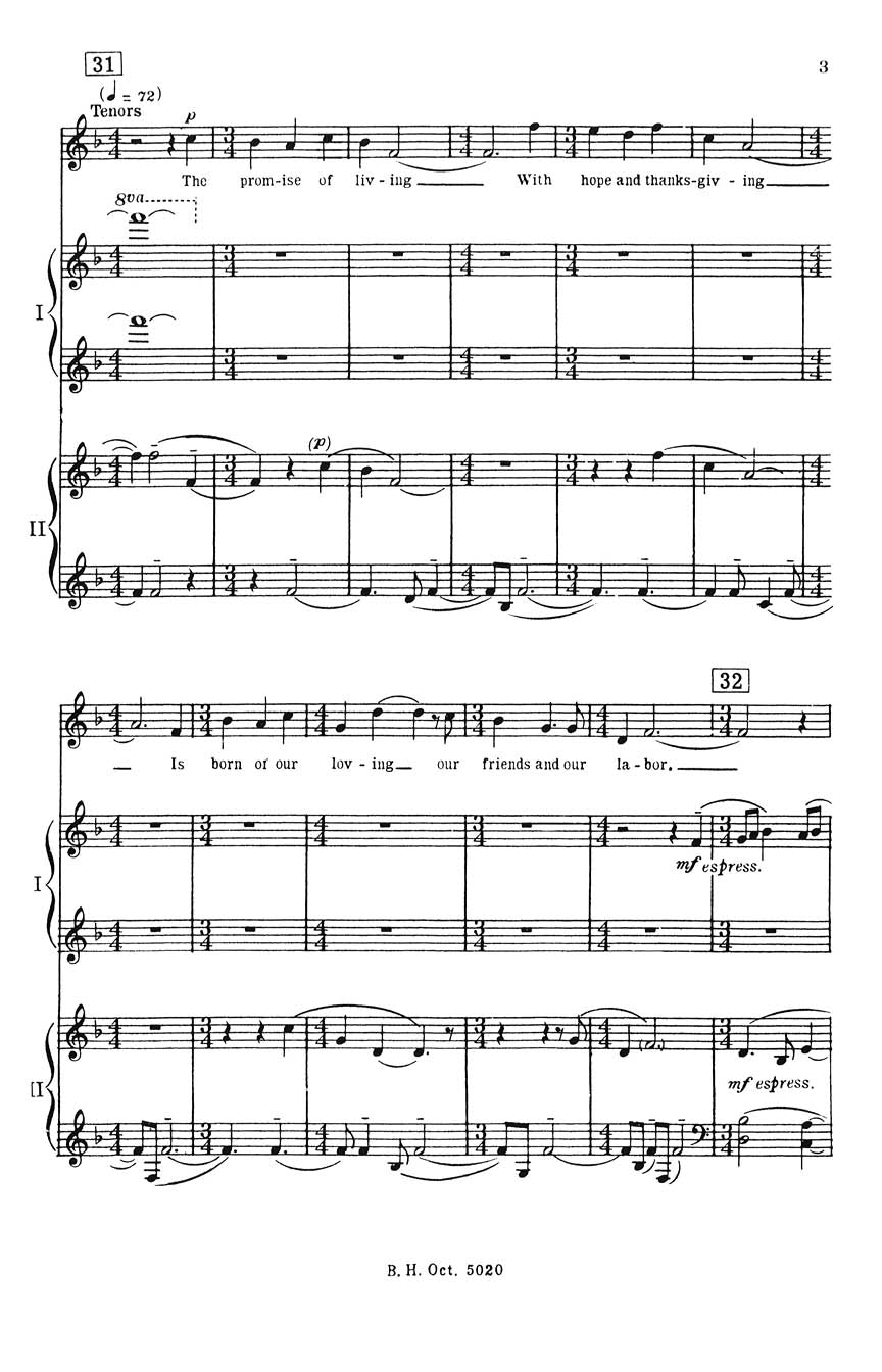 Copland: The Promise of Living (from The Tender Land)