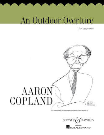 Copland Outdoor An Overture Full Score