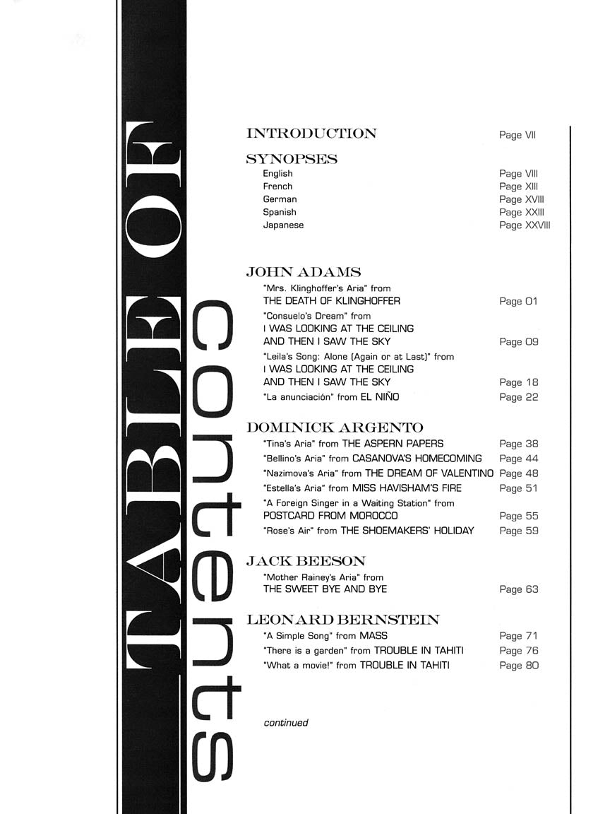 American Arias Mezzo-Soprano with Recorded Piano Accompaniments