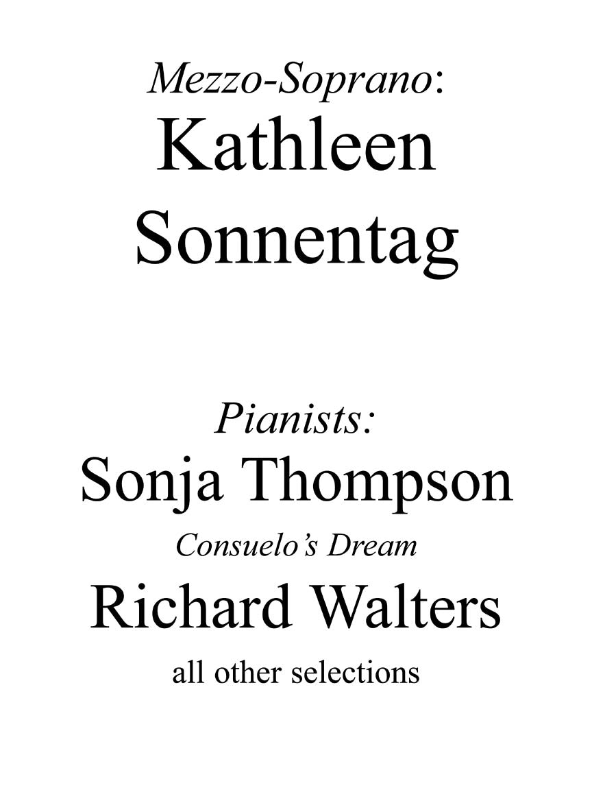 American Arias Mezzo-Soprano with Recorded Piano Accompaniments