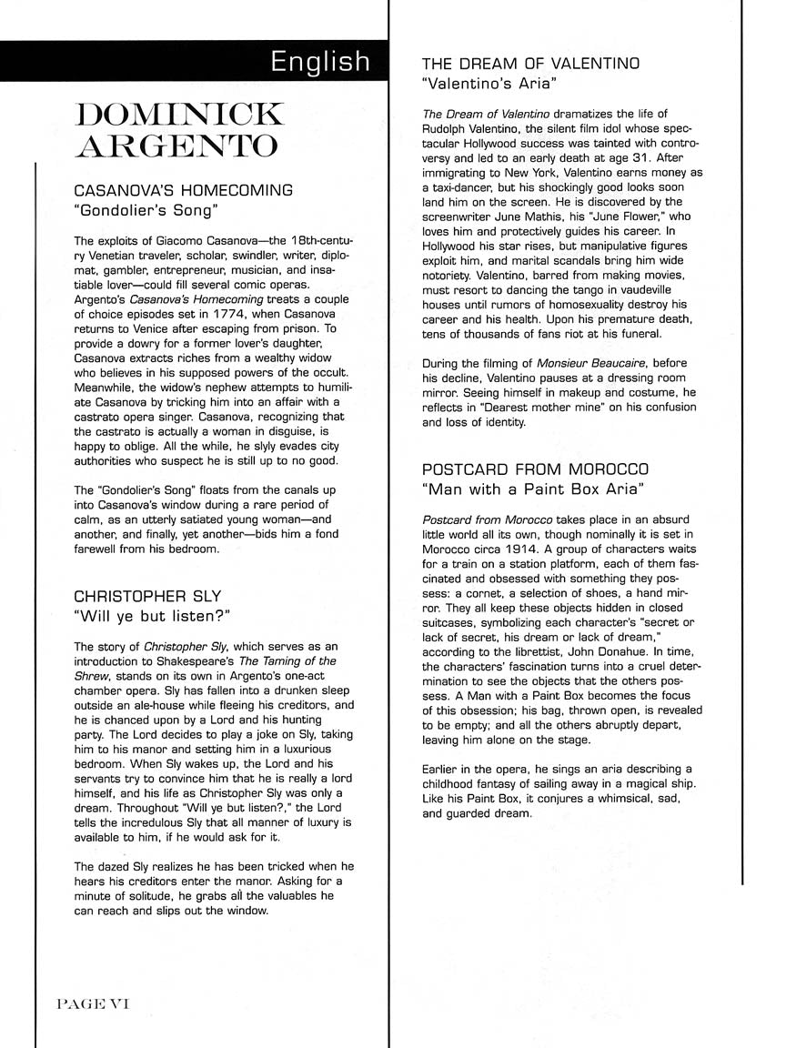 American Arias Tenor