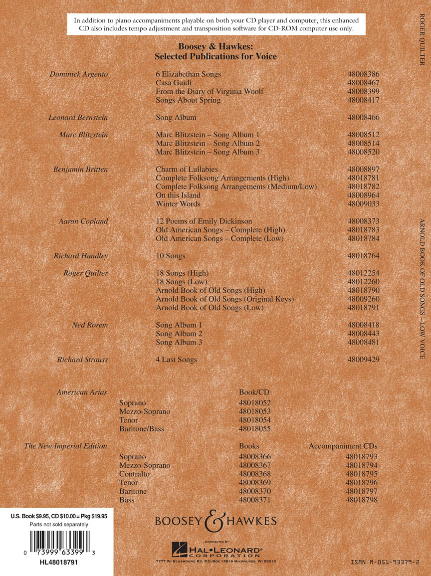 Arnold Book of Old Songs