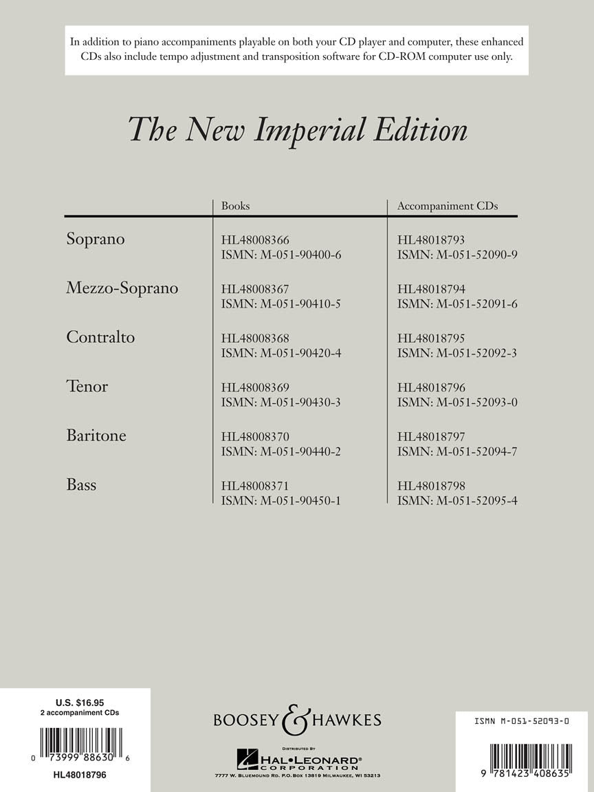 Tenor Songs The New Imperial Edition