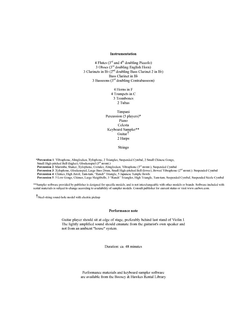 Adams: Naive and Sentimental Music (Full Score)