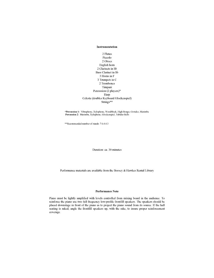 Adams: Century Rolls for Piano and Orchestra (Full Score)