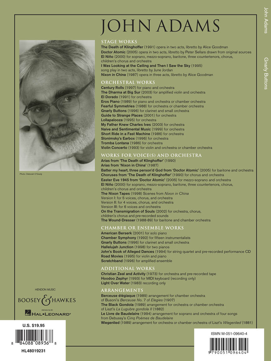 Adams: Gnarly Buttons (Full Score)