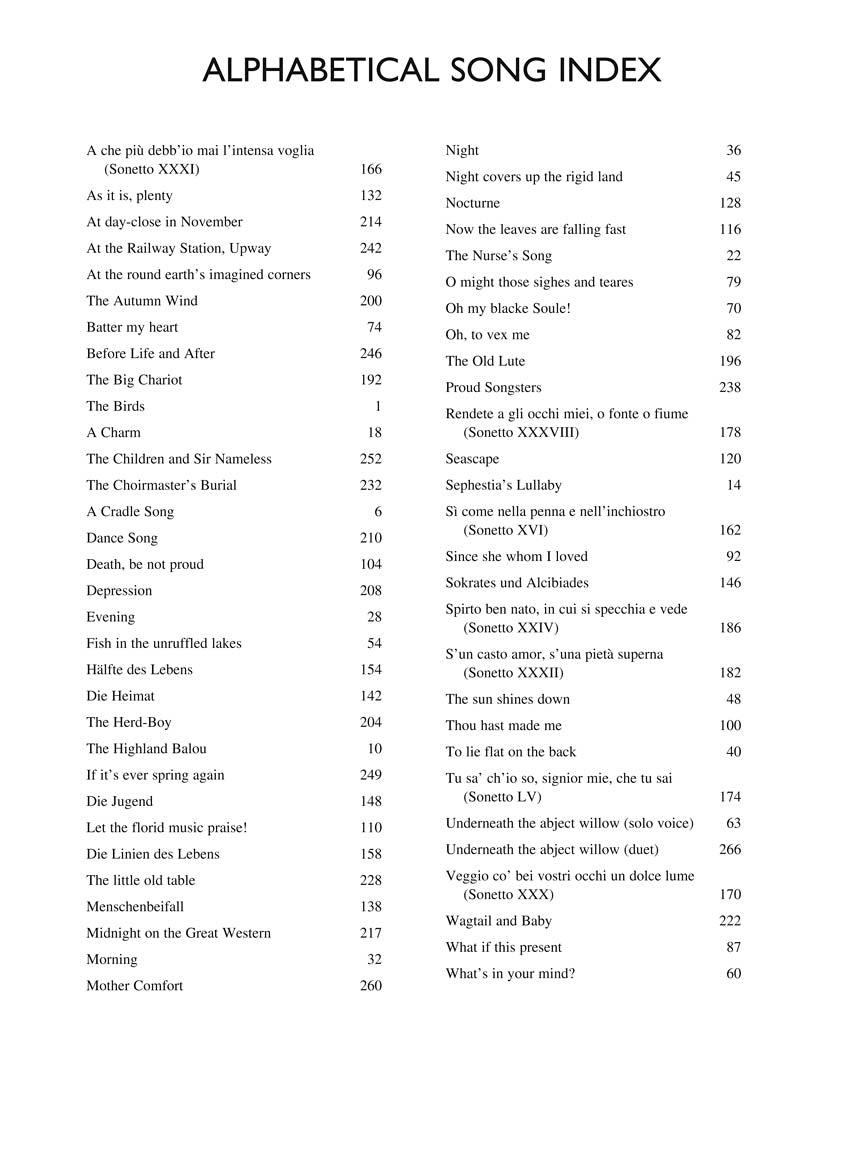 Britten, Benjamin - Collected Songs Med Low