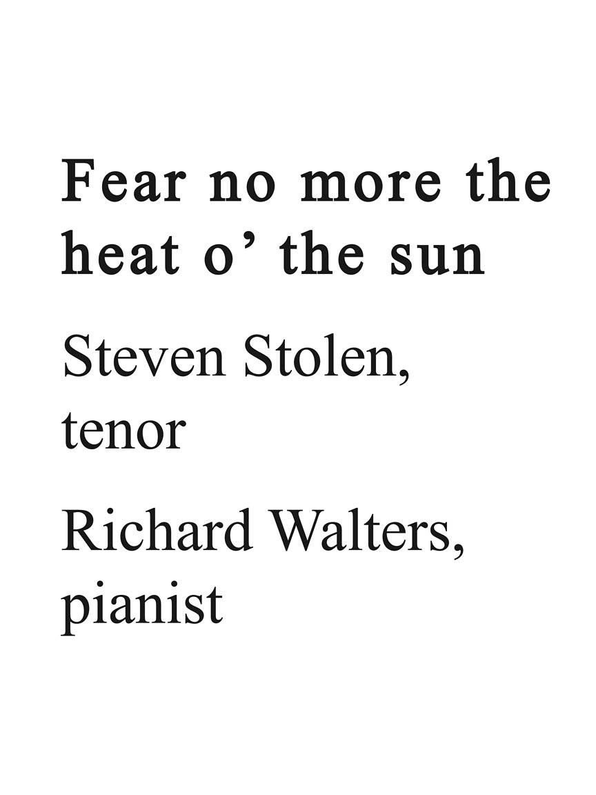 Finzi Collected Songs Medium/Low Voice