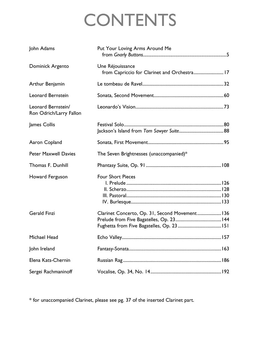 Boosey & Hawkes Clarinet Anthology, The