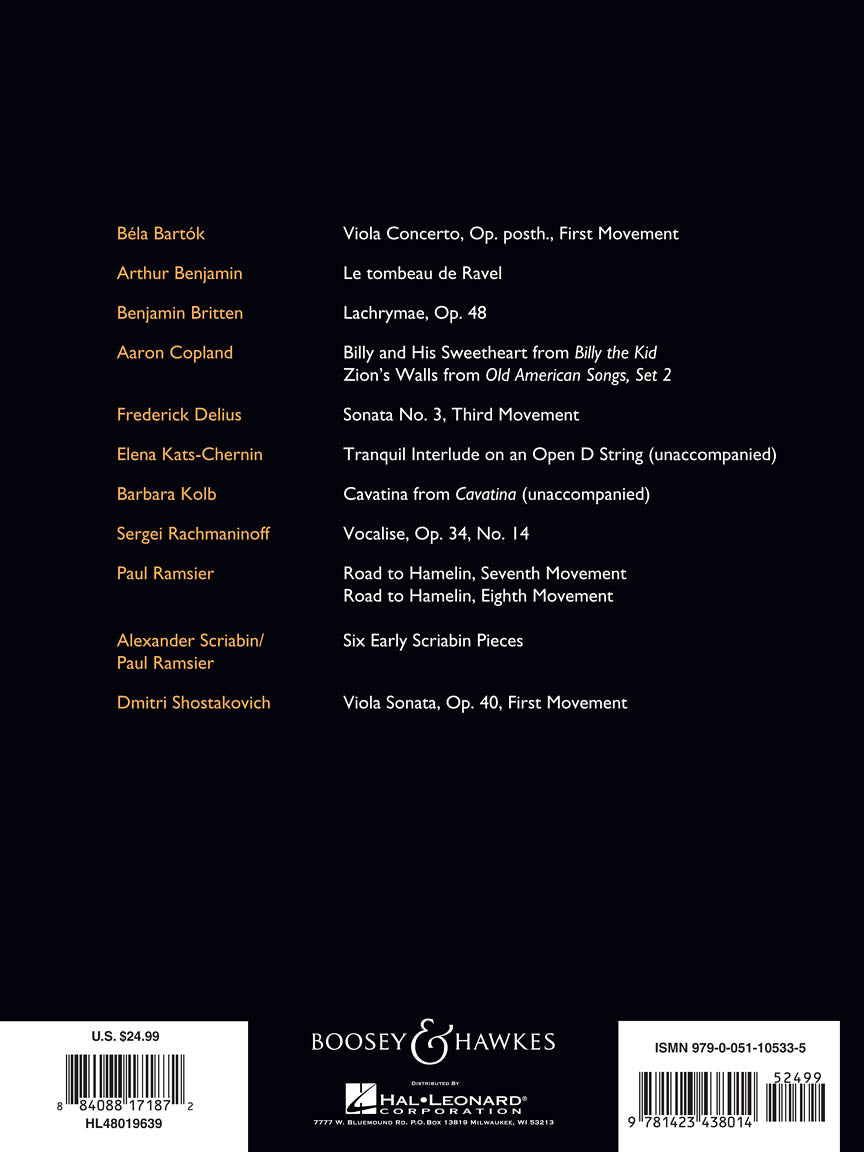 Boosey & Hawkes Viola Anthology, The