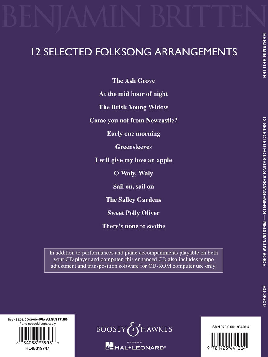 Britten, Benjamin - 12 Selected Folksong Arrangements