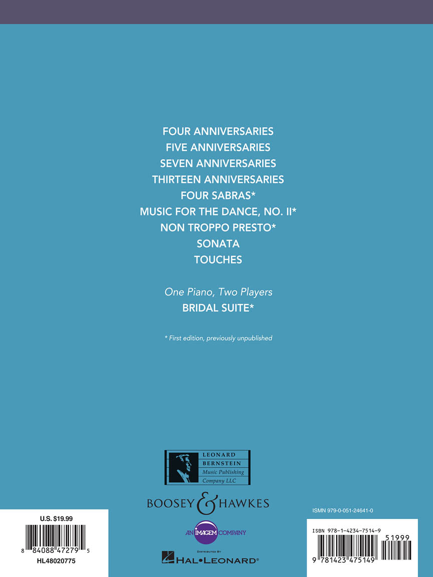 Bernstein Music for Piano