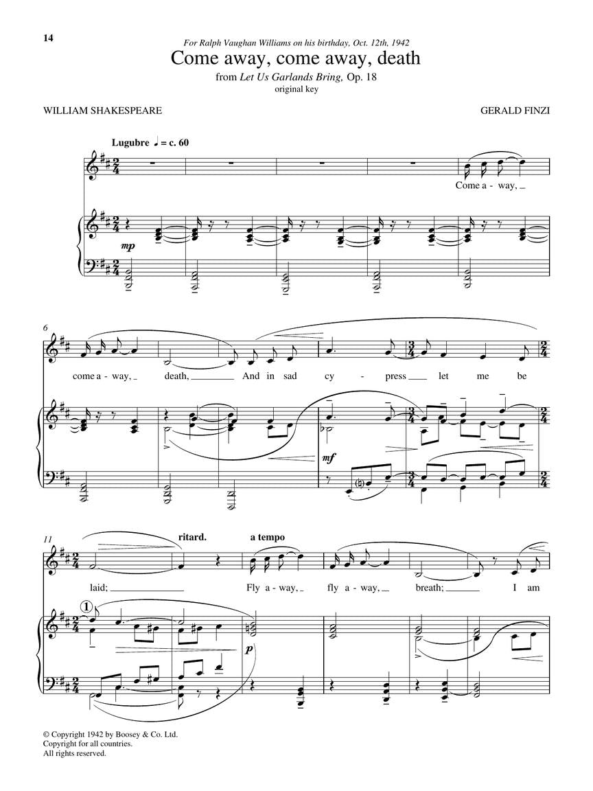 Fifteen Art Songs by British Composers Low Voice