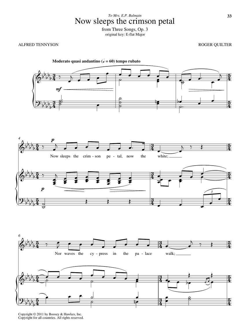 Fifteen Art Songs by British Composers Low Voice