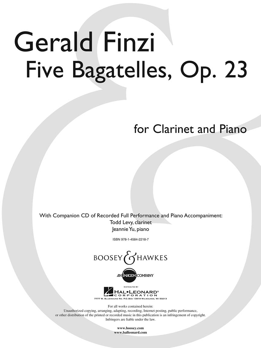 Finzi 5 Bagatelles, Op. 23