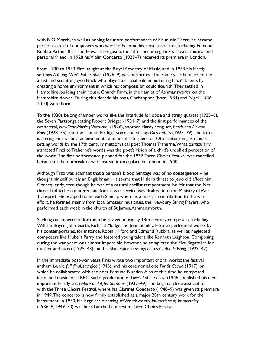 Finzi 5 Bagatelles, Op. 23