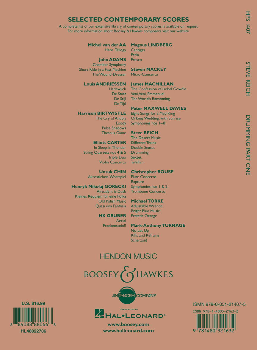 Drumming Part One - Four Pairs of Tuned Bongos