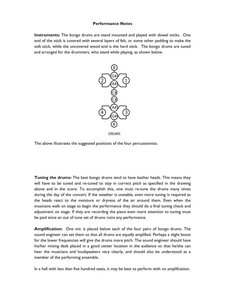 Drumming Part One - Four Pairs of Tuned Bongos