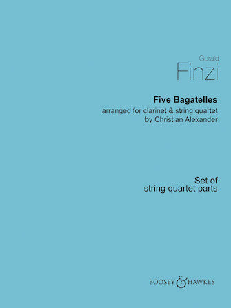 Finzi 5 Bagatelles (Set of String Quartet Parts)