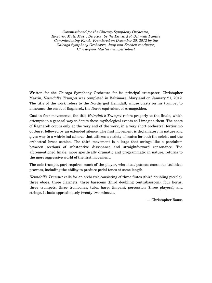 Rouse Heimdall's Trumpet