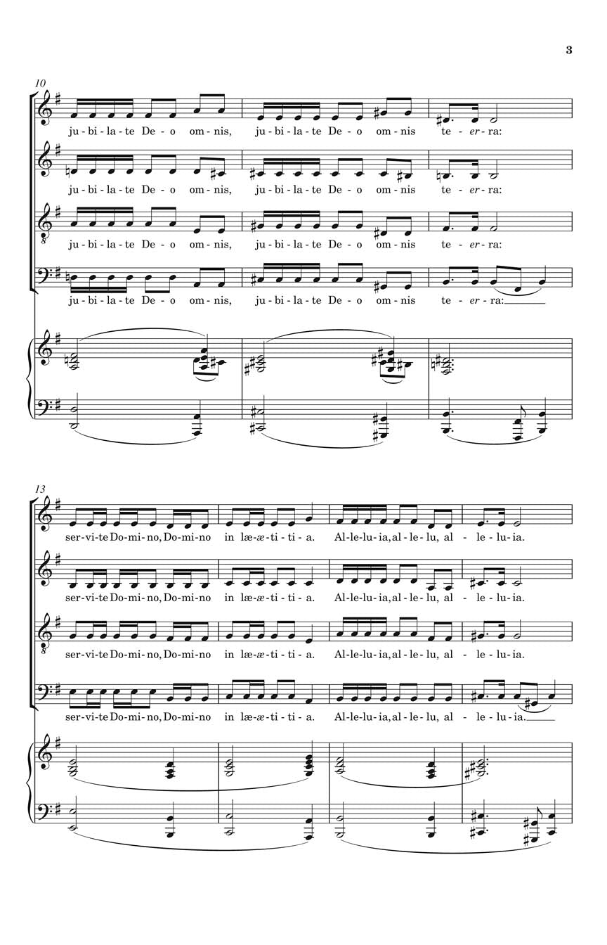 Jenkins Cantate Domino from Adiemus: Songs of Sanctuary SSATB a cappella, Latin