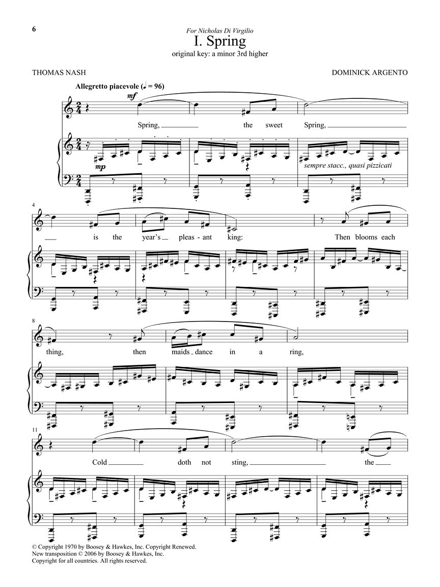 Six Elizabethan Songs - New Edition