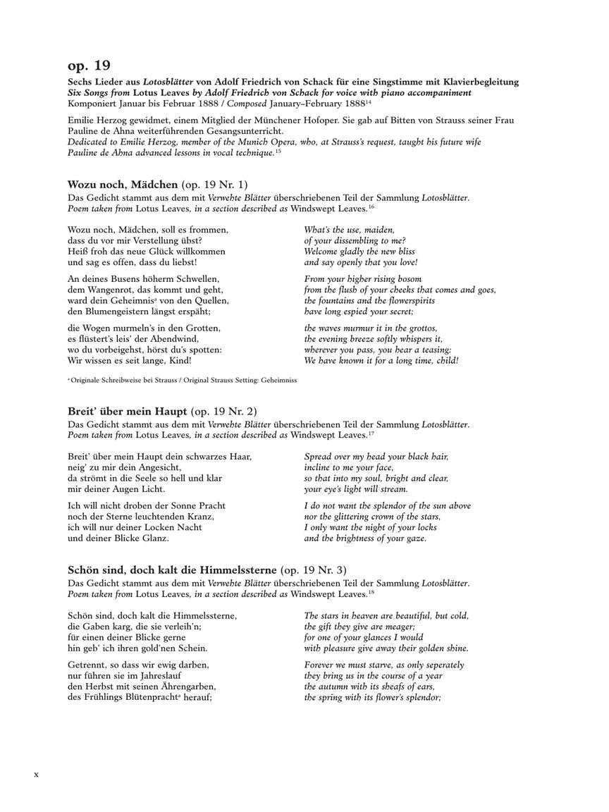 Strauss: 57 Lieder High Voice And Piano