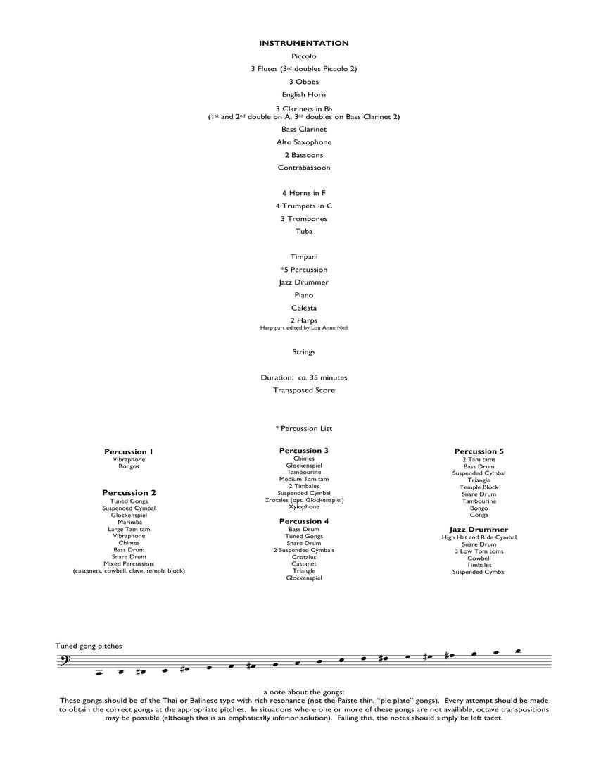 Adams: City Noir (Full Score)