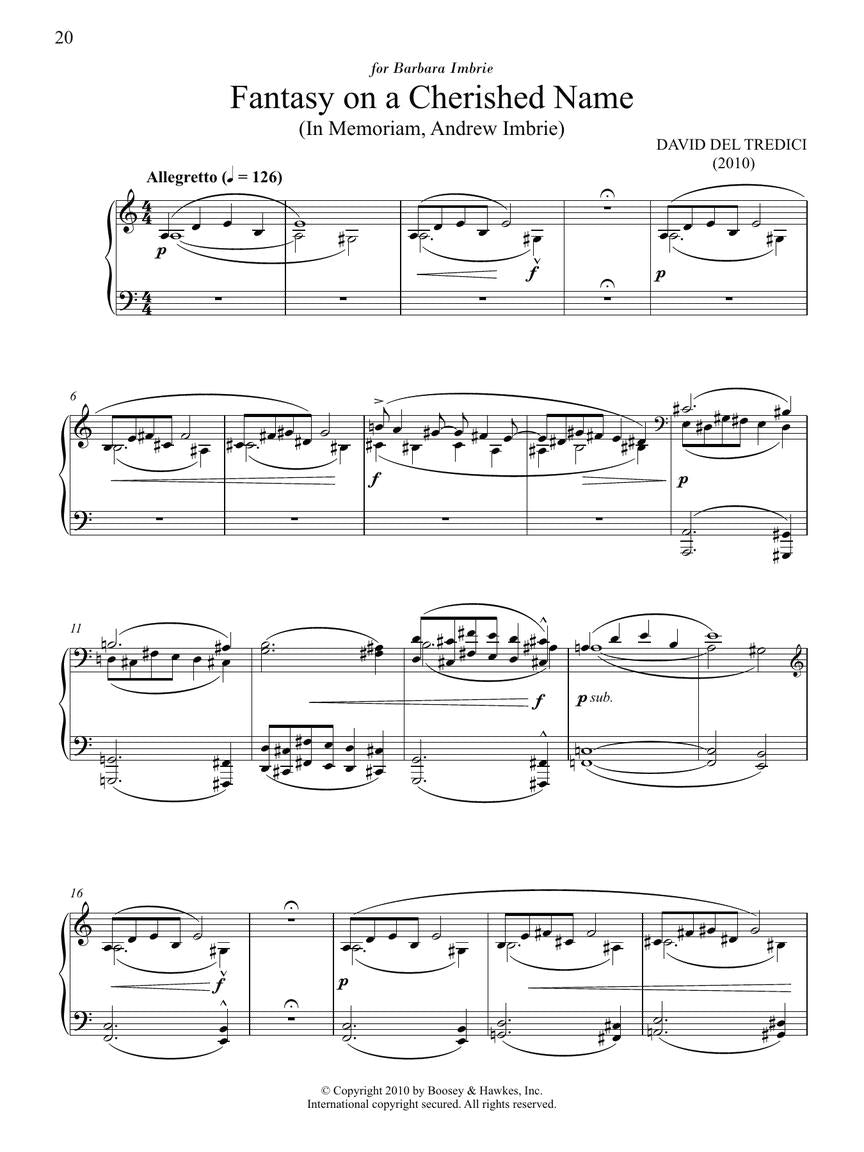 Del Tredici Piano Album 3