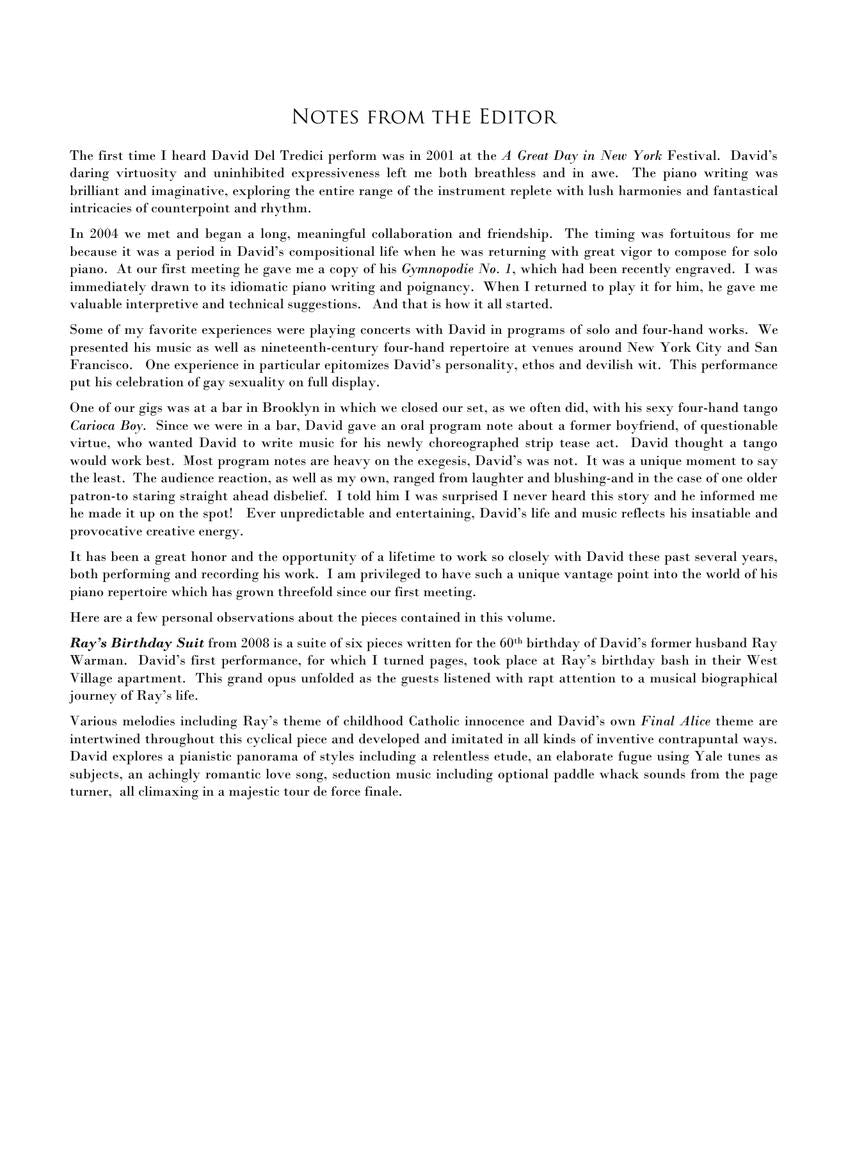 Del Tredici Piano Album 3