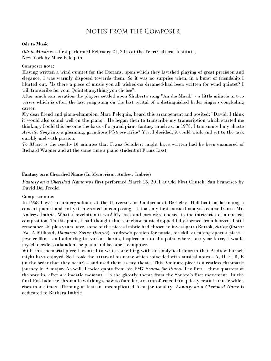 Del Tredici Piano Album 3