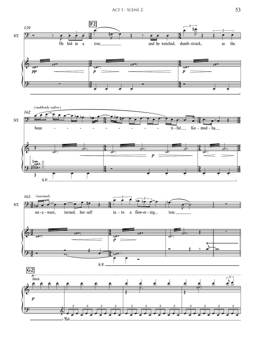 Adams: A Flowering Tree (Vocal Score)