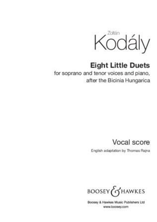 Kodály: Eight Little Duets after the Bicinia Hungarica