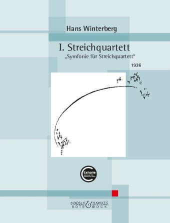 Winterberg: I. Streichquartett “Symphony for String Quartet”  Study Score