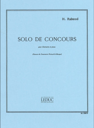 Rabaud Solo De Concours Op 10