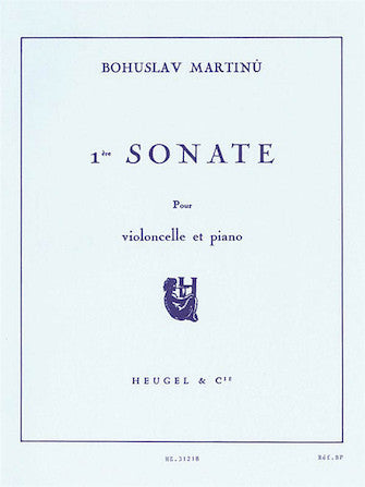Martinu Sonata No.1, H277 (cello & Piano)