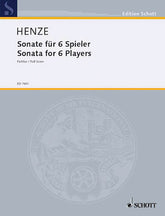 Henze Sonata 6 Players Score