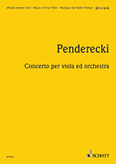 Penderecki Viola Concerto Study Score